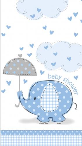 Nappe plastique Elephant Bleu 137 x 214 cm Taille Unique Nappe plastique Elephant Bleu