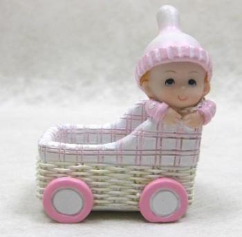 Contenant résine panier bébé fille Taille Unique