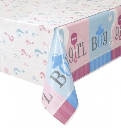 Nappe plastique Girl or Boy 137 x 214 cm Taille Unique Nappe plastique Girl or Boy