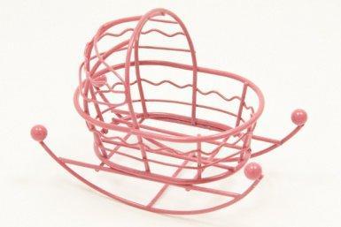 Contenant berceau métal fucshia Taille Unique