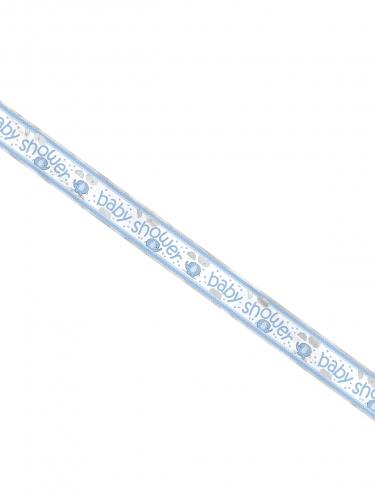 Bannière Aluminium Baby Shower Elephant Bleu Taille Bannière Aluminium Baby Shower