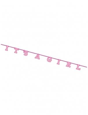 Guirlande Baby Shower Its Girl 213 cm Taille Uniq