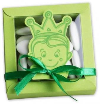 2 boîtes + vignettes carton Prince Vert Taille Uni