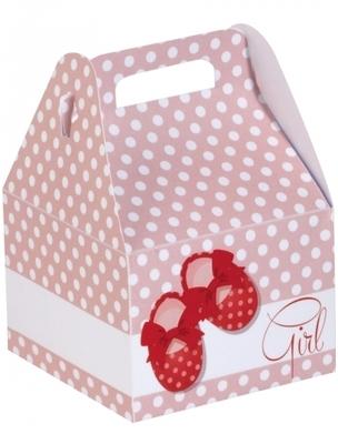 6 Petites boîtes en carton Nuage rose 10 5 cm Taille 6 Petites boîtes en carton
