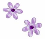 Gommettes fleurs vichy lilas
