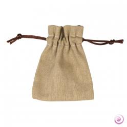 Sachets en lin, 10x7,5 cm, 4 pces