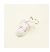Porte-clés baskets blanches x 4