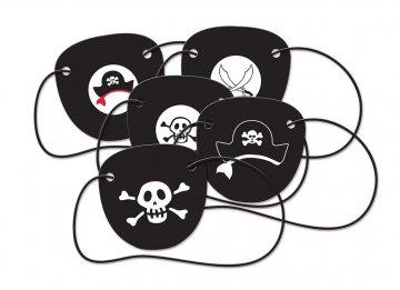 Cache-Oeil Pirate Carton (x5) Scrapcooking