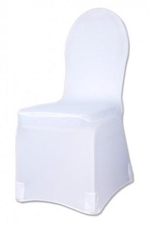 Housse de chaise spandex Blanche