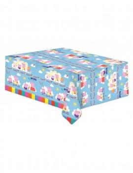 Nappe en plastique 120x180 cm Peppa Pig Taille Uni