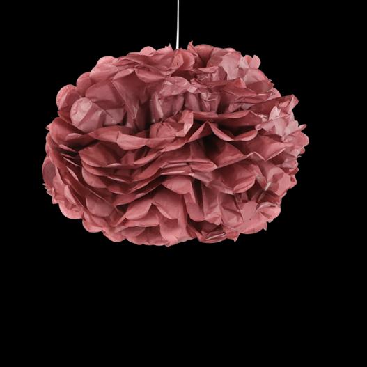 Pompons Marsala 30cm x2