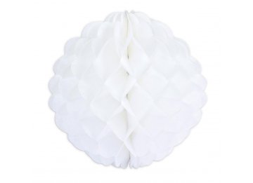 Boule Chinoise Alvéolée Papier Blanc Scrapcooking
