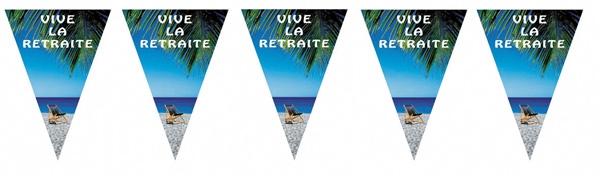 Guirlande retraite fanions