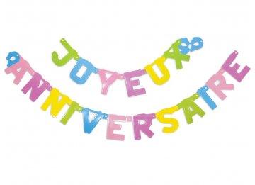 Guirlande Joyeux Anniversaire Carton (2 m) Scrapco