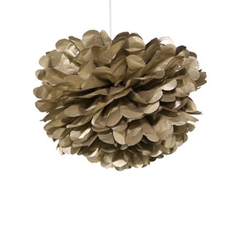 Pompons Or 30cm x2
