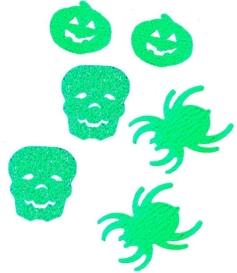 Confettis de table Halloween phosphorescents Confettis de table Halloween