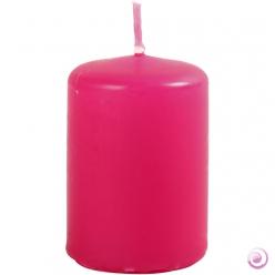 Bougie cylindrique rose fuschia 6 cm 12 pces Bougie cylindrique rose fuschia
