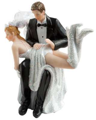 Figurine Couple de Mariés pas Sage - Unité