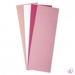 Feuille de cire Tons rosés (4 coul ) Feuille de cire Tons rosés