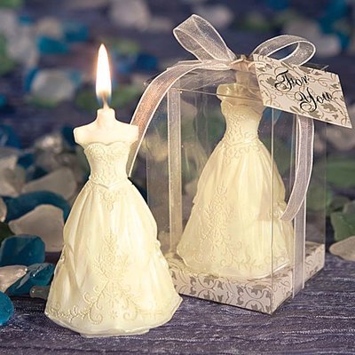 Bougie Mariage Robe de mariée - Unité