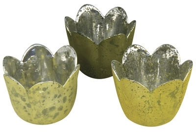Chandelier pour bougies à chauffe-plat (3 pièces)