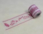 Tulle vive les mariés 8cm x 10m (divers coloris)