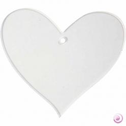 Décorations coeurs en acrylique - 5pcs Décorations coeurs en acrylique