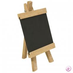 Chevalet en bois avec ardoise 10x18 cm Chevalet en bois avec ardoise