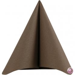 Grande serviette de table marron 40x40 cm 20 pces Grande serviette de table