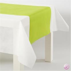 Chemin de table papier vert clair 35 cm 10 m Chemin de table papier vert