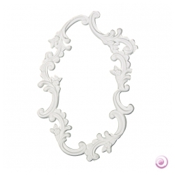 Motif de cire Cadre baroque 11x8 cm Motif de cire Cadre baroque
