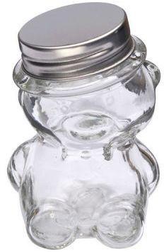POT OURSON À DRAGÉES EN VERRE