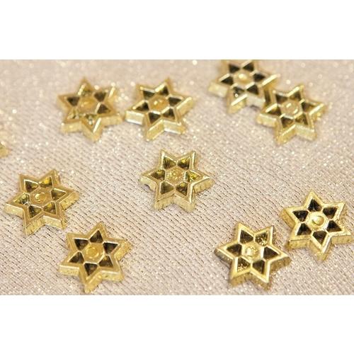 Motifs étoiles de david dorées x 10