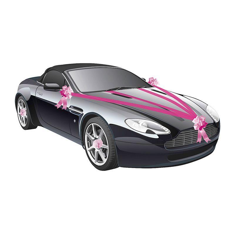 KIT VOITURE 5 PIÈCES FUCHSIA