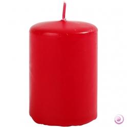 Bougie cylindrique rouge 6 cm 12 pces Bougie cylindrique rouge 6