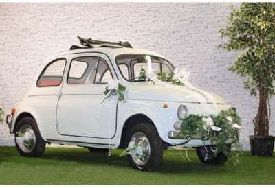 Kit Décoration Voiture Mariage Blanc - Unité