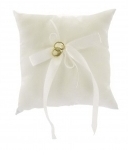 Coussin porte-alliances ivoire
