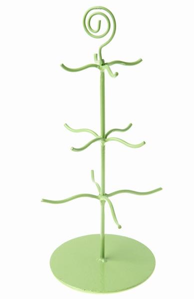 Support à dragées de table vert anis
