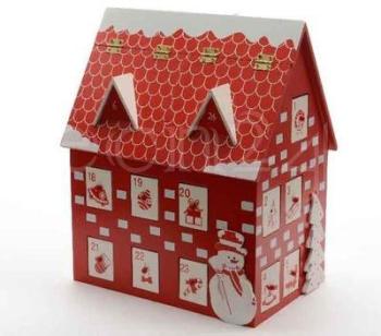 Calendrier de lAvent maison en bois à remplir