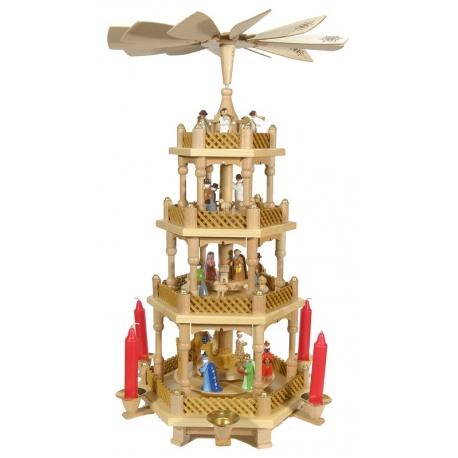 La Weihnachtspyramid allemande de référence à 3 ét