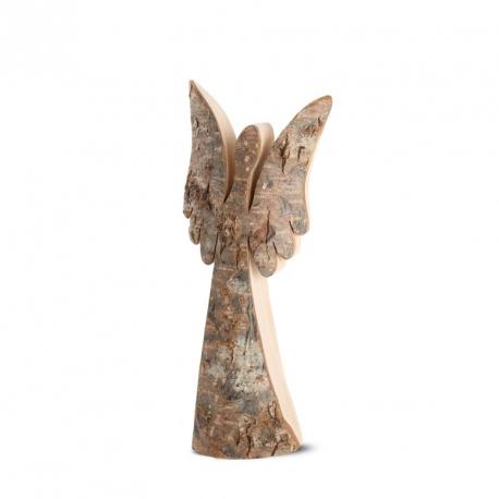 Ange de Noël en bois, série Luciano 18 cm