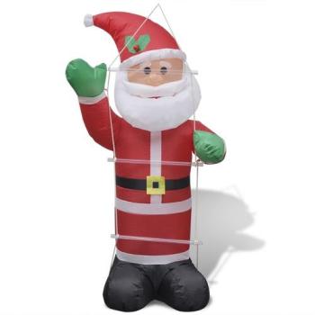VidaXL Père noël avec échelle gonflable de 120 cm