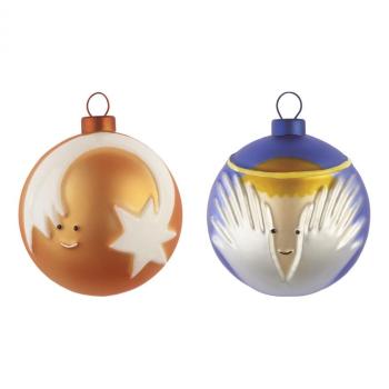 Palle Presepe - Set de boules de arbre de Noël 3 -