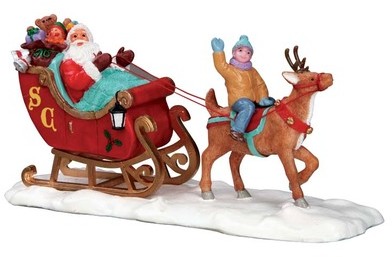 Traineau du Père Noël 15.3 x 5.7 x 5.8 cm