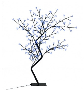 VidaXL Arbre lumineux LED 120 cm bleu