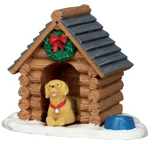 Chien dans sa niche 6.2 x 4.6 x 5.2 cm