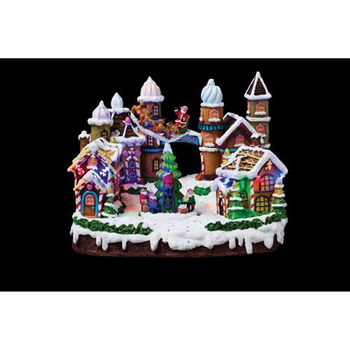 Village de Noël Gourmandises - Lumineux, animé et