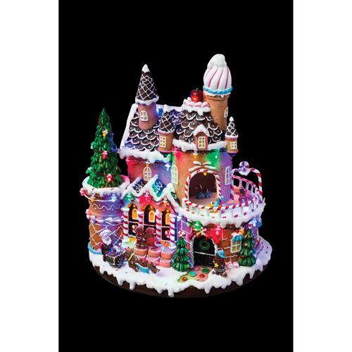 Village de Noël Pain dépice - Lumineux et animé