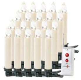 Lot de 20 Bougies de Noël pour sapin Lot de 20 Bougies de Noël