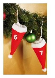 Calendrier de L Avent original avec 24 mini bonnets Calendrier de L Avent original